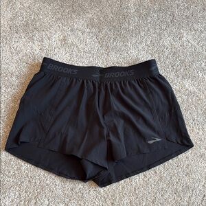 Brooks Black Running Shorts